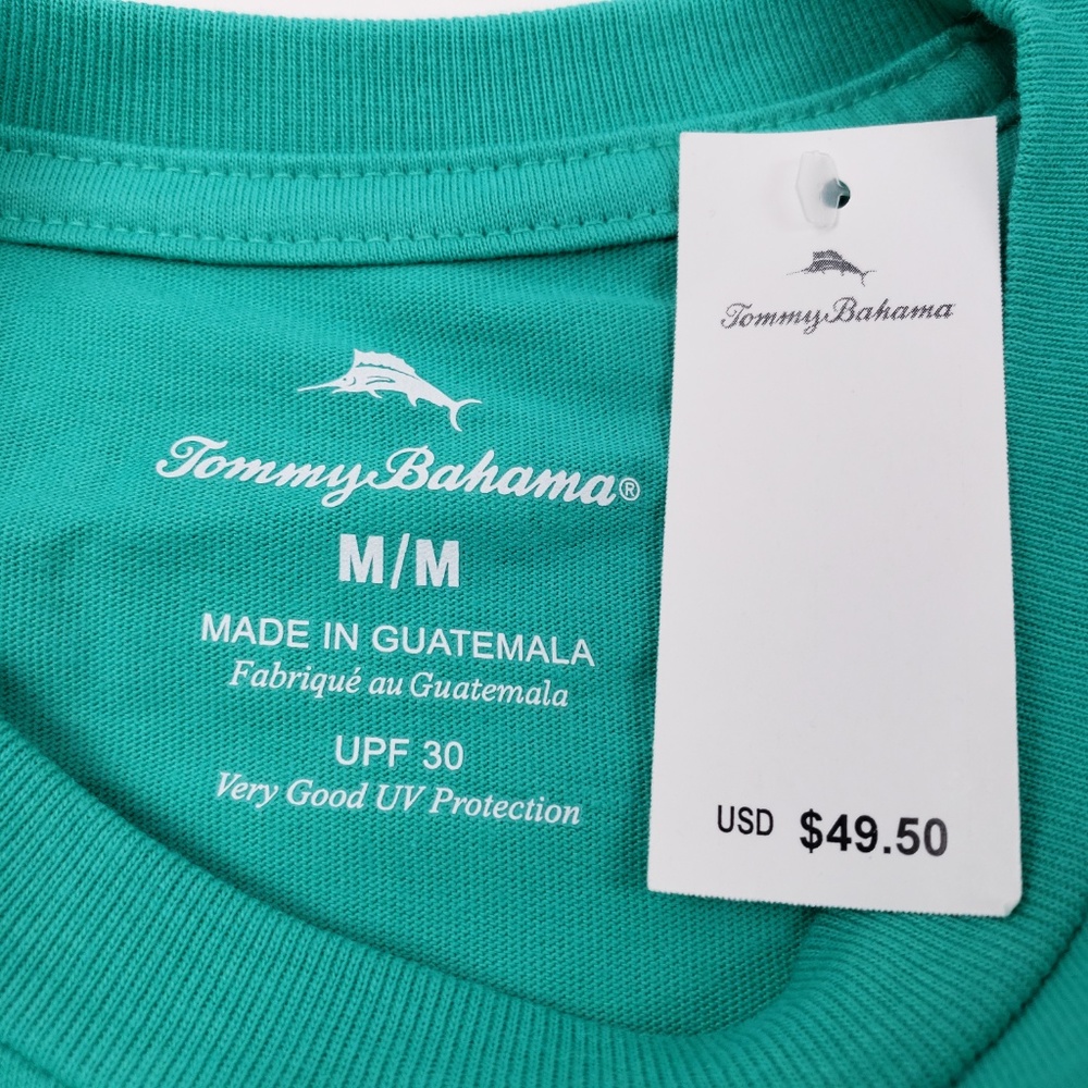 Tommy Bahama Mens First Class Seat Tee New - Picture 4 of 6